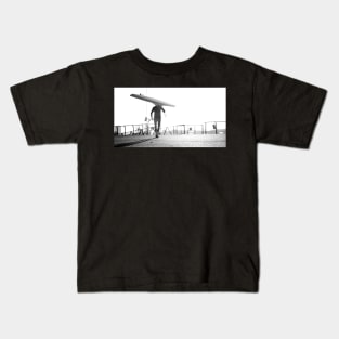 Fading into the zone Kids T-Shirt
